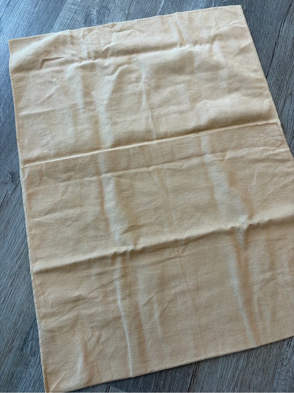 Louis Vuitton Tan Dust Cover with Black LV Emblem
